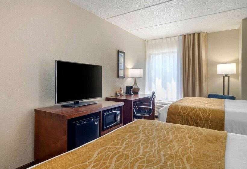 ２ダブルベッドのスタンダードルーム, Comfort Inn Atlanta Airport