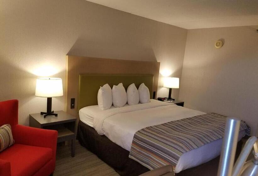 适合残疾人士使用的带超级大床的标准间, Country Inn & Suites By Radisson, Grand Prairiedfwarlington, Tx