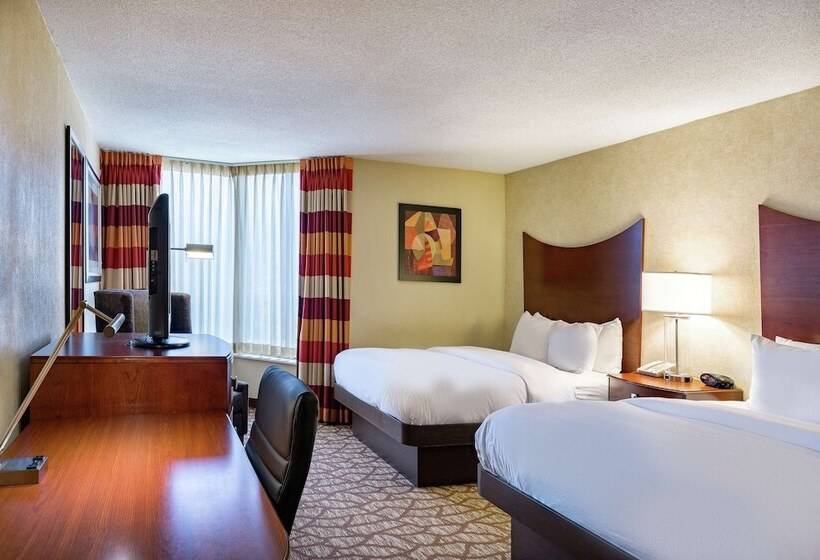 带2个双人床的标准工作室, Doubletree By Hilton Hotel Johnson City