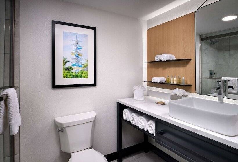 Quarto Estandar 2 Camas Casal, Hilton Garden Inn Cocoa Beach Oceanfront