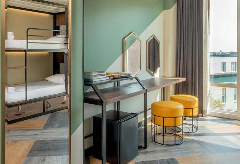 4인용 스탠다드 룸, Generator Hotel Washington Dc