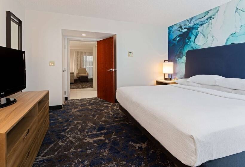 스탠다드 룸 더블 침대, Embassy Suites By Hilton Tampa Usf Near Busch Gardens