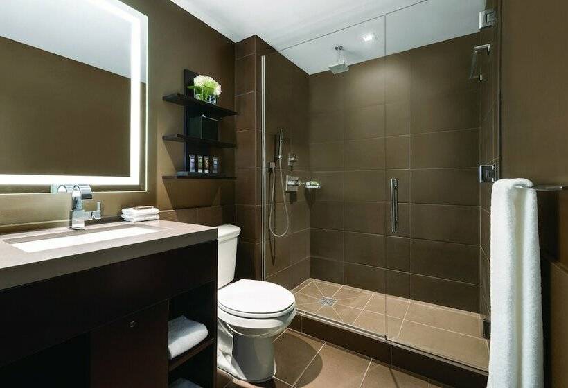 اتاق سوپریور با چشم‌انداز رودخانه, M Social Hotel Times Square New York