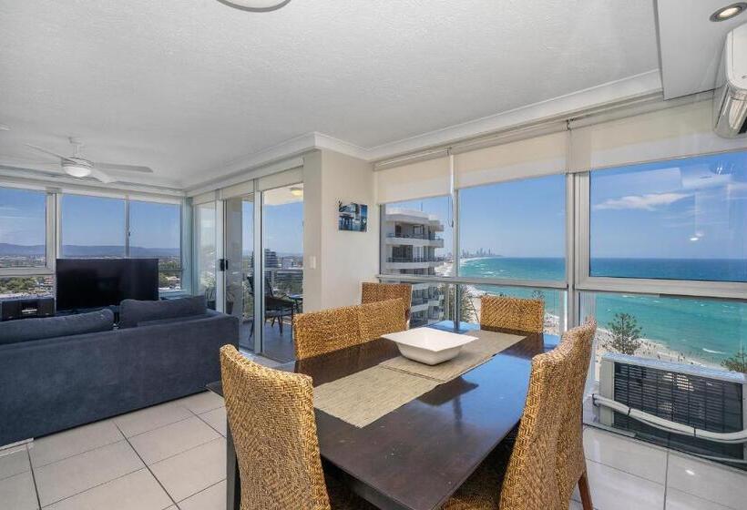 Апартаменты 2 Спальни Вид на Море, Burleigh Beach Tower