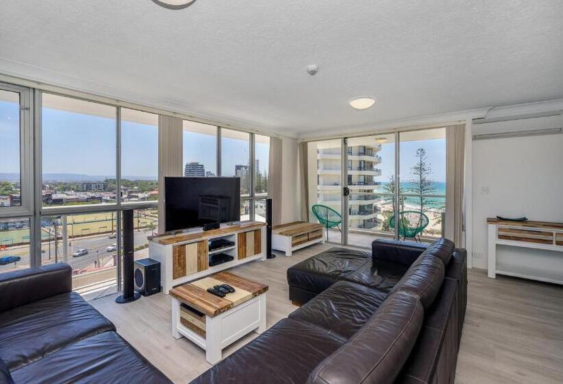 Апартаменты 2 Спальни Вид на Море, Burleigh Beach Tower