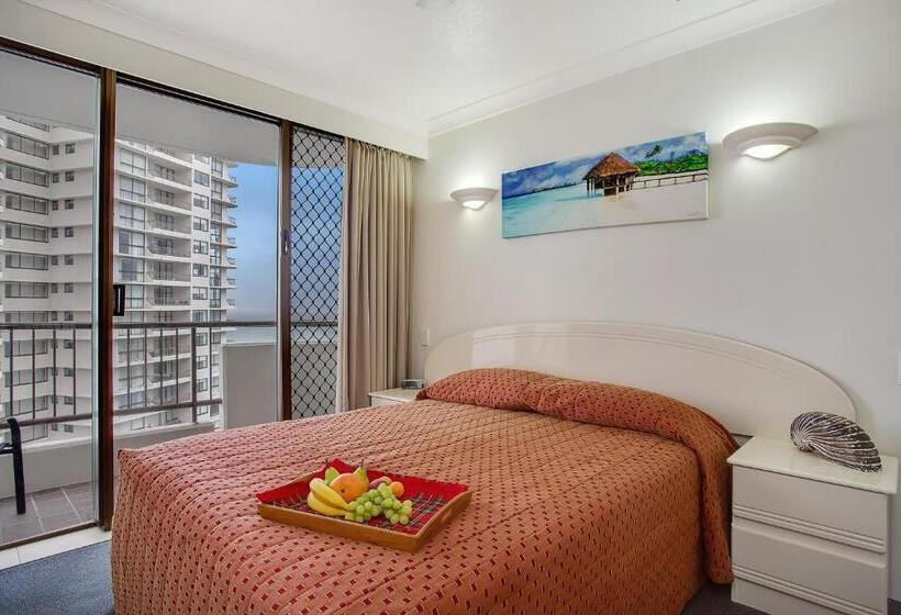 침실 1개 아파트, Pacific Resort Broadbeach