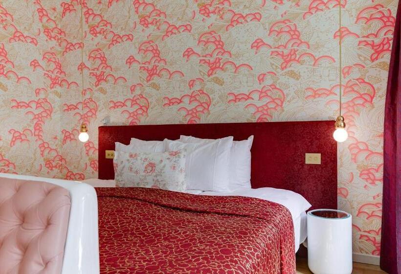חדר דחוקס עם מיטת קינג, Small Luxury Hotel De Witte Lelie