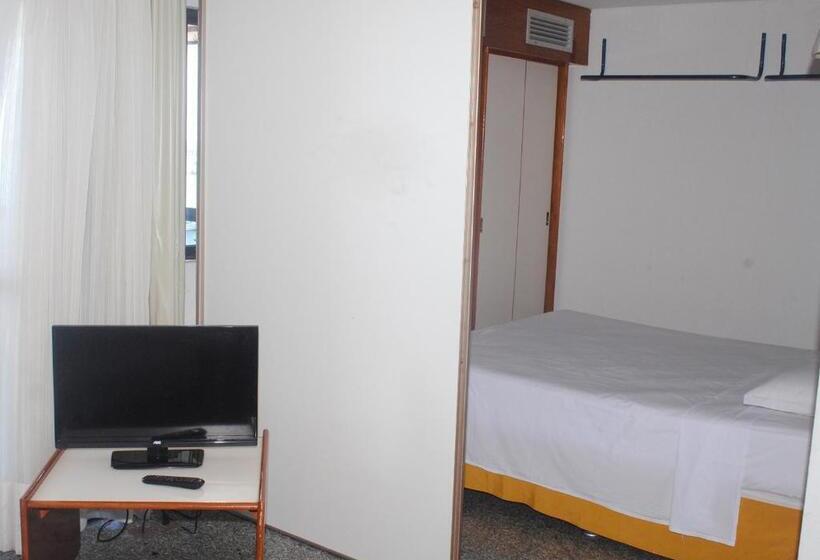 דירת סופריור, חדר שינה 1, נוף לים, Iracema Residence Hotel Flat