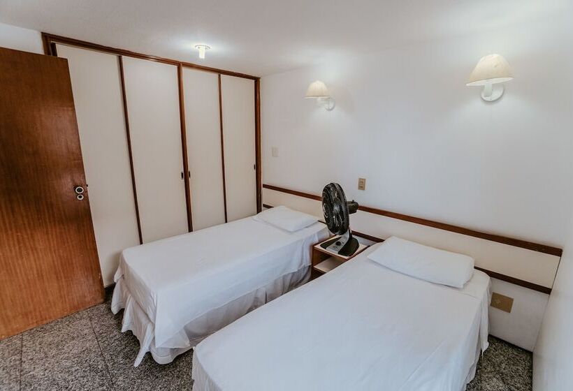 Апартаменты 1 Спальня Боковой Вид на Море, Iracema Residence Hotel Flat