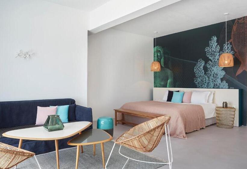 Номер Deluxe Вид на Море, Kouros Hotel & Suites