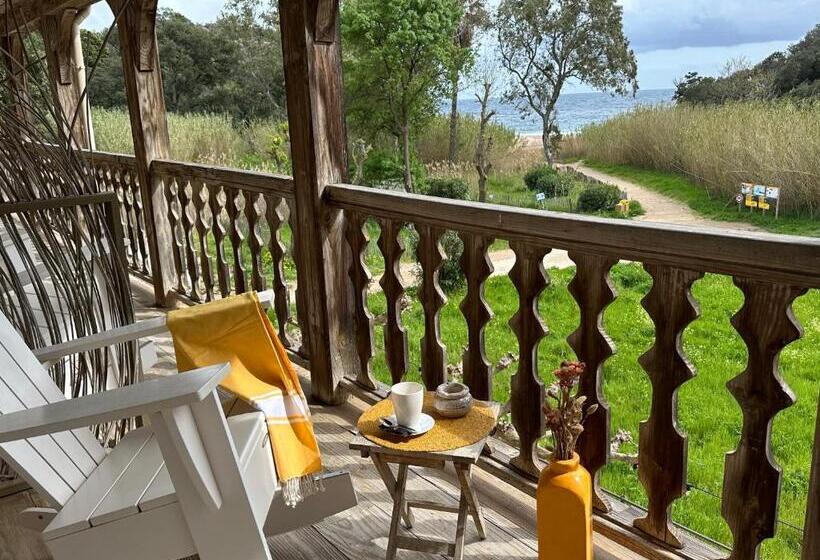 Quarto Estandar Vista Mar com Sacada, Le Clos Des Sept Palmiers
