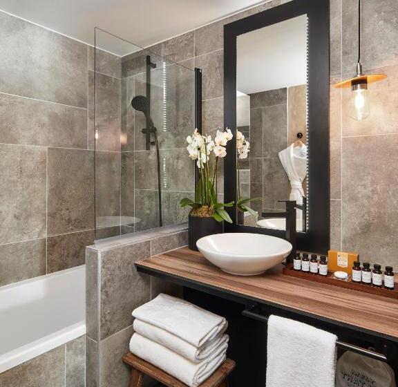 Номер Стандарт, Ecrin Blanc Resort Courchevel   Aquapark