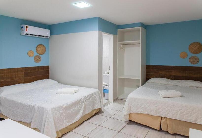 Quarto Triplo Superior, Pousada Praia De Porto