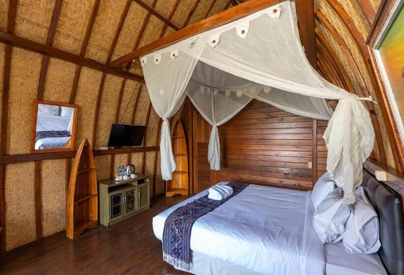 스탠다드 룸 산 전망, Tiing Bali Guest House Kintamani