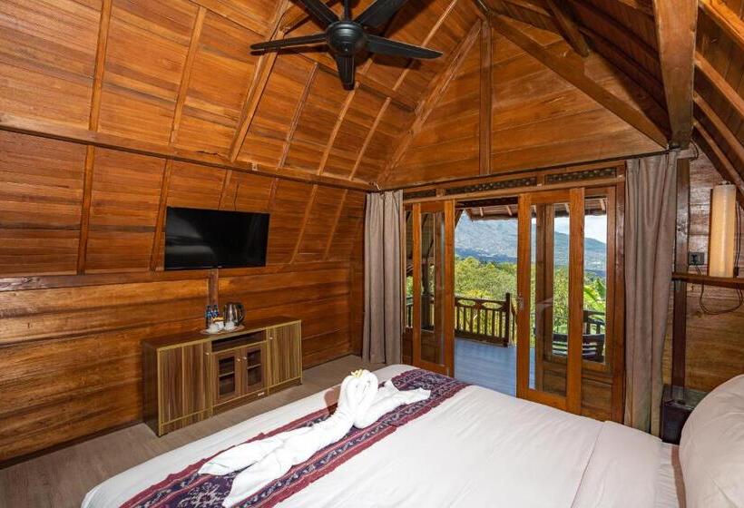 스탠다드 룸 킹사이즈 침대, Tiing Bali Guest House Kintamani