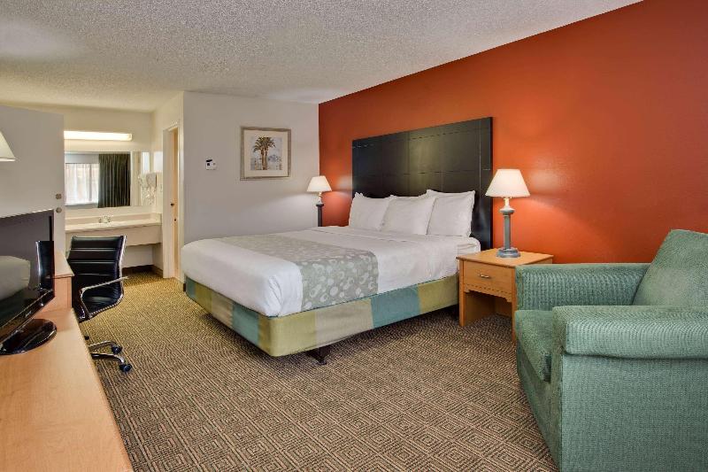 キングサイズベッドのデラックスルーム, La Quinta Inn By Wyndham Tampa Near Busch Gardens