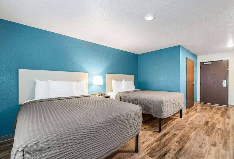Номер Стандарт 2 Двуспальные Кровати, Woodspring Suites Davenport Fl