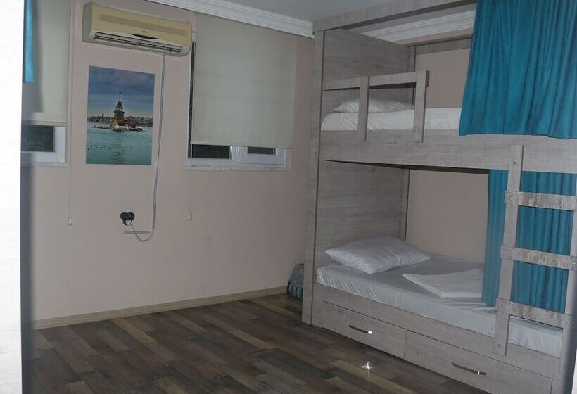 Кровать в Общей Комнате, Amintas Hostel & Motel