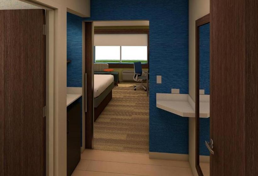 Номер Стандарт Адаптированный для Инвалидов, Holiday Inn Express And Suites Chicago West   St Charles, An Ihg