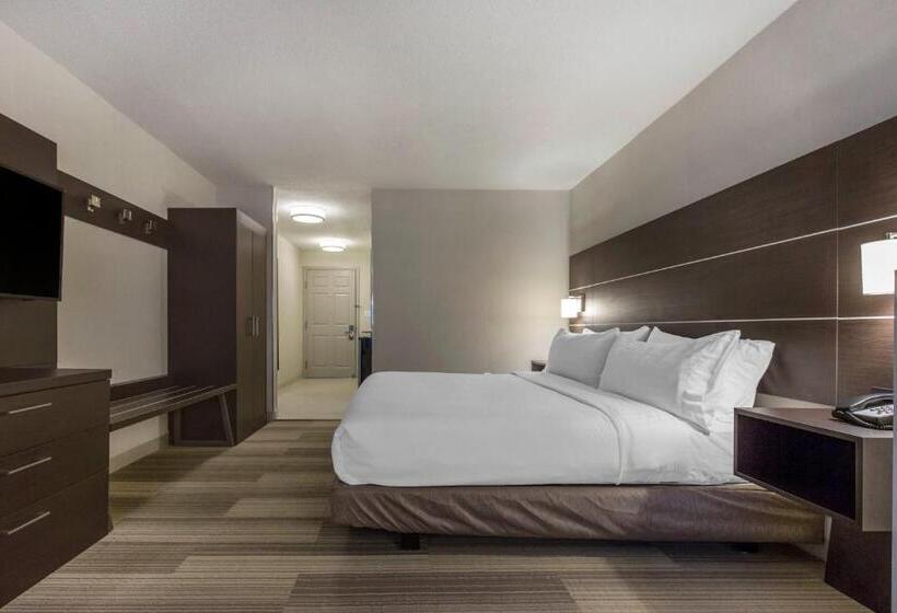 Люкс Кровать Кинг, Holiday Inn Express And Suites Chicago West   St Charles, An Ihg