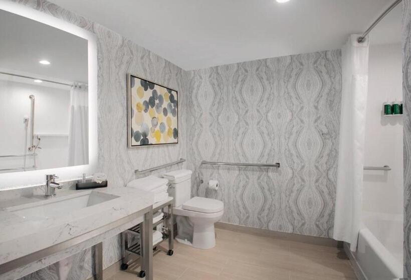 带大床的标准间, Courtyard By Marriott Miami Aventura Mall
