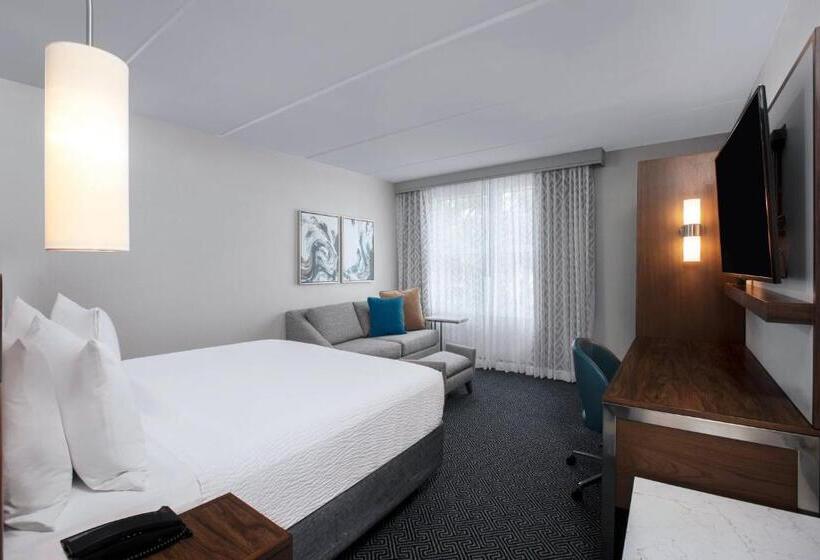 带大床的标准间, Courtyard By Marriott Miami Aventura Mall