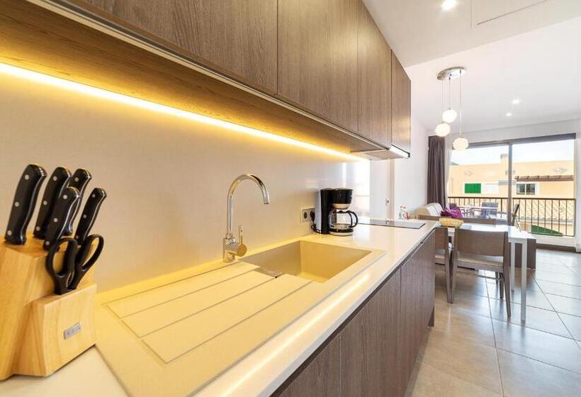 침실 1개 아파트, Paradise Residencial
