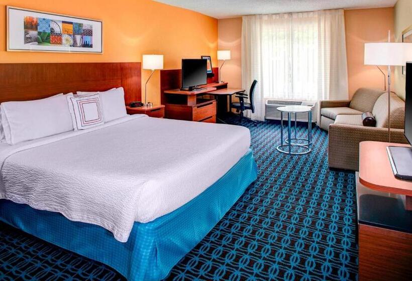 キングサイズベッドのエクゼクティブルーム, Fairfield Inn & Suites By Marriott Atlanta Alpharetta