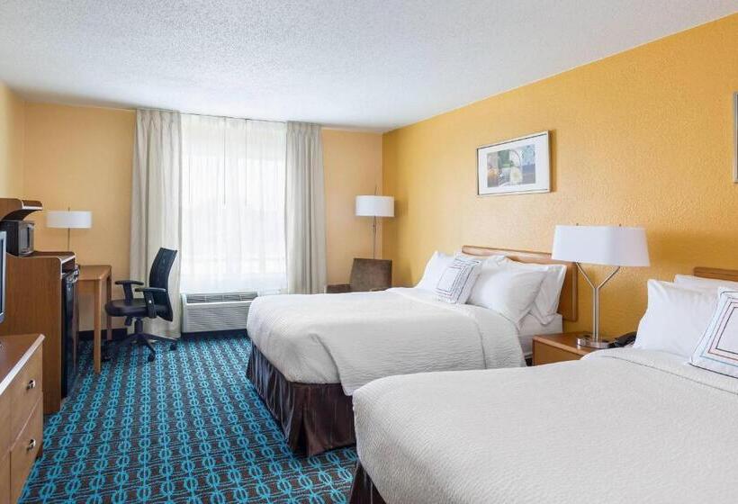 Номер Стандарт 2 Двуспальные Кровати, Fairfield Inn And Suites Valparaiso