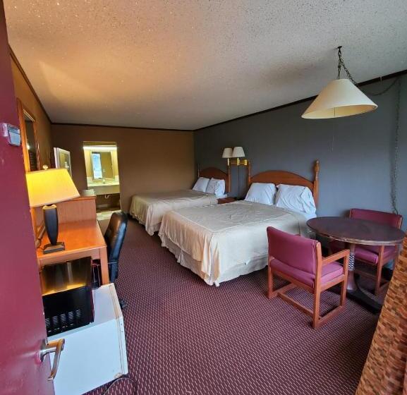 스탠다드 룸 더블 침대 2개, Gray Plaza Motel West Frankfort