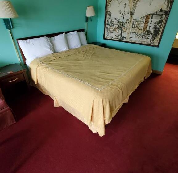 스탠다드 룸 킹사이즈 침대, Gray Plaza Motel West Frankfort