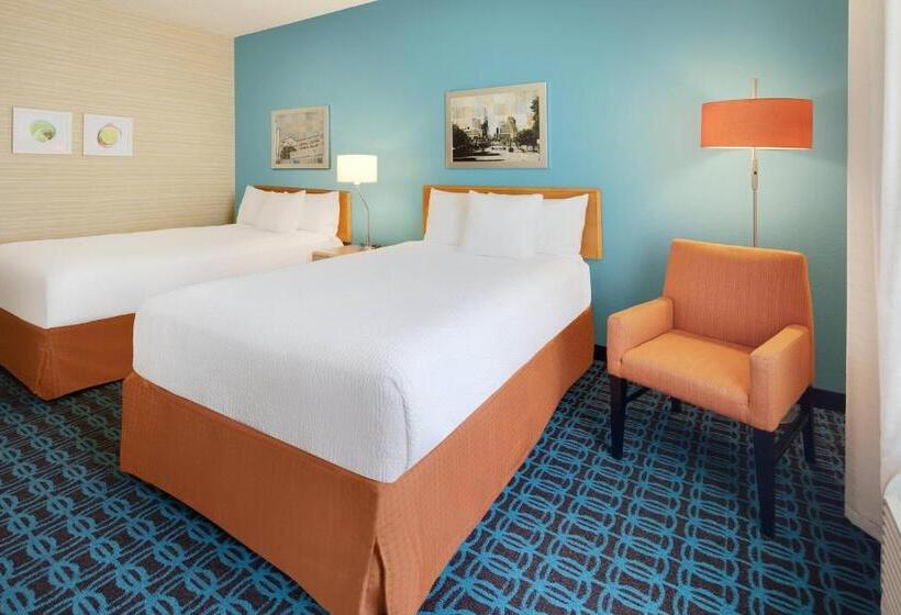 Номер Стандарт 2 Двуспальные Кровати, Fairfield Inn & Suites Austinuniversity Area