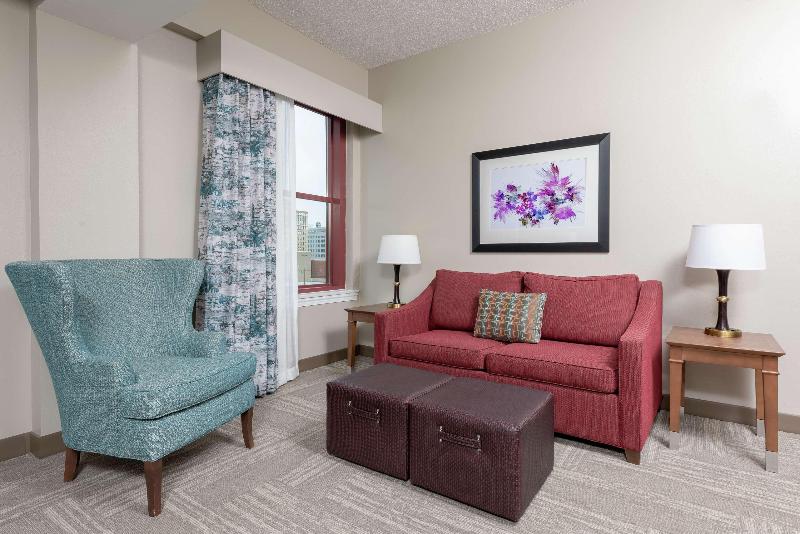 Suite Kingsize Bett, Hampton Inn Indianapolis Downtown Across From Circle Centre