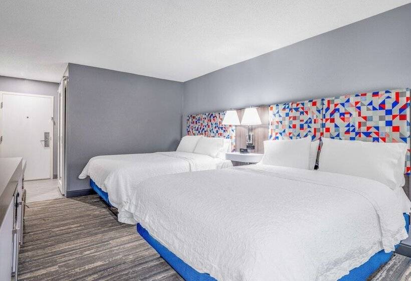 스탠다드 룸 더블 침대 2개, Hampton Inn Sanford