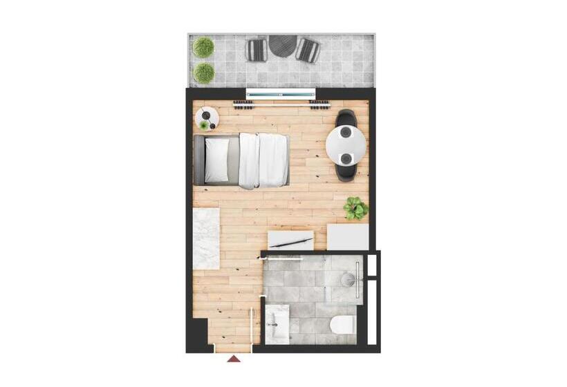 1 Bedroom Apartment with Balcony, Appartements Zur Sonne
