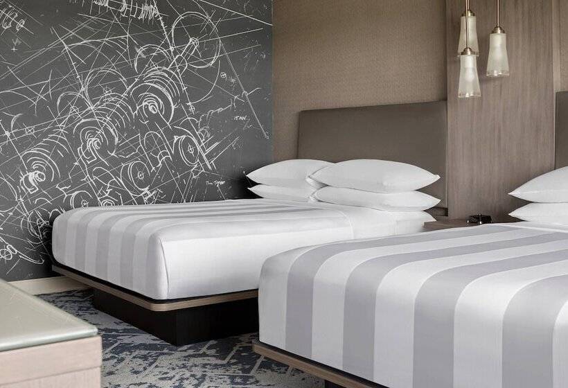 Номер Стандарт 2 Двуспальные Кровати, Ann Arbor Marriott Ypsilanti At Eagle Crest
