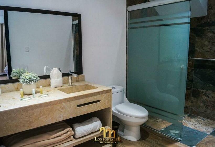 اتاق استاندارد با تخت بزرگ برای معلولان, Los Portales Chignahuapan