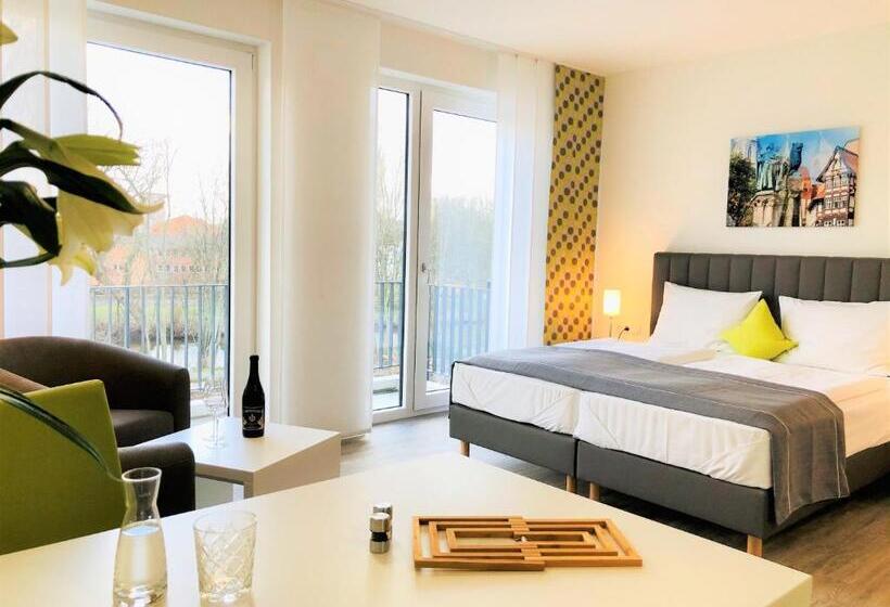 Апартаменты Superior 1 Спальня, Adapt Apartments Braunschweig
