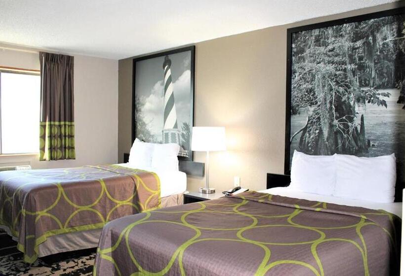 Номер Стандарт 2 Двуспальные Кровати, Super 8 By Wyndham Greensboro/coliseum/conv