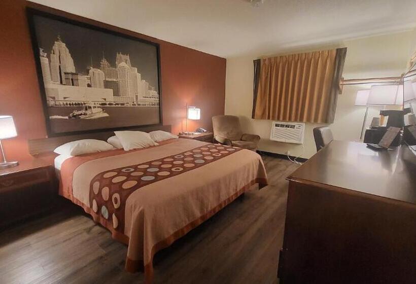 Стандартный Номер Кровать Кинг, Super 8 By Wyndham Canton/livonia Area
