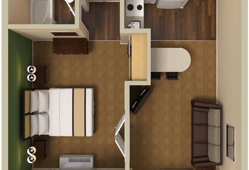 Люкс, Extended Stay America Suites  Kansas City  Overland Park  Metcalf Ave