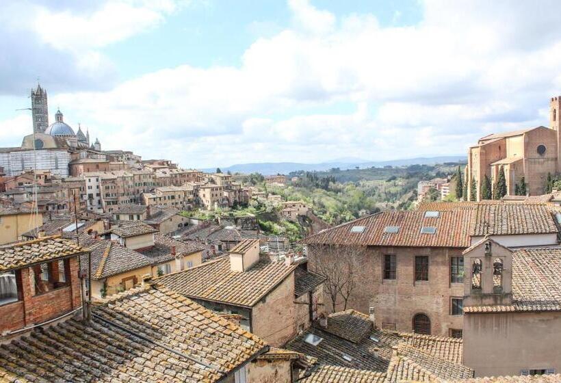 带观景的豪华间, Grand Hotel Continental Siena   Starhotels Collezione