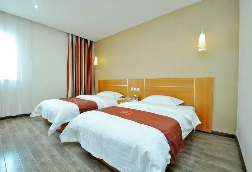 اتاق استاندارد, Thank Inn Chain Hotel Lanshan District Baishahu Town