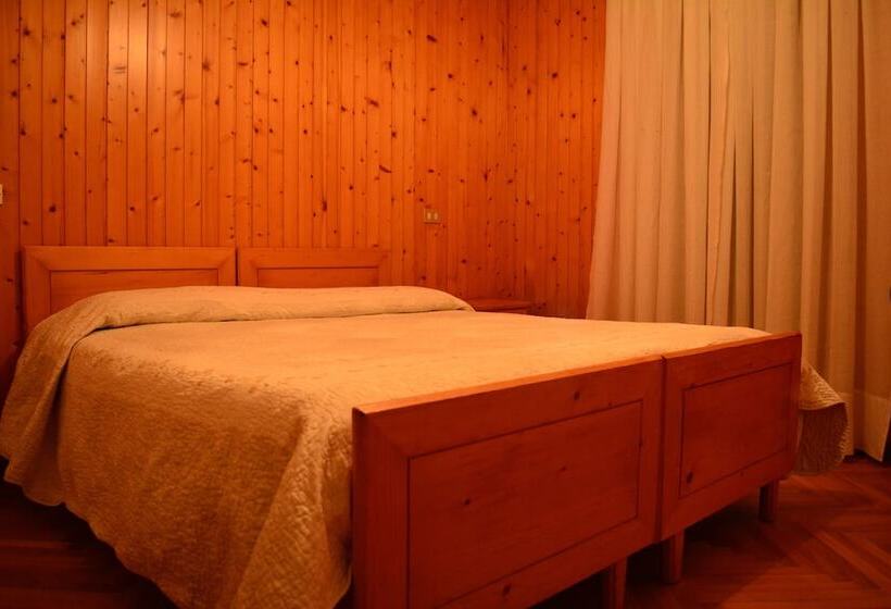 اتاق یک تخته با تراس, Albergo Alpina
