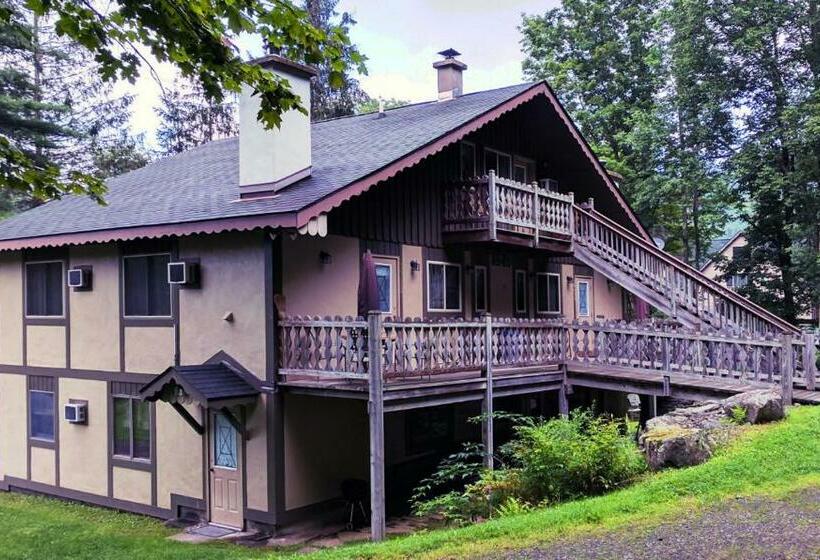 Апартаменты 1 Спальня с Балконом, Slide Mountain Forest House