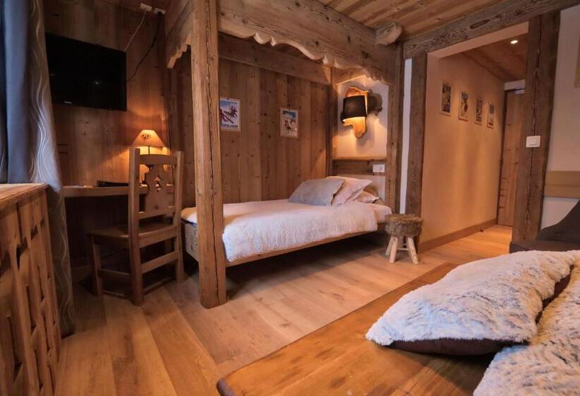 اتاق استاندارد سه نفره, Chalet Hôtel Du Mont Charvin & Spa