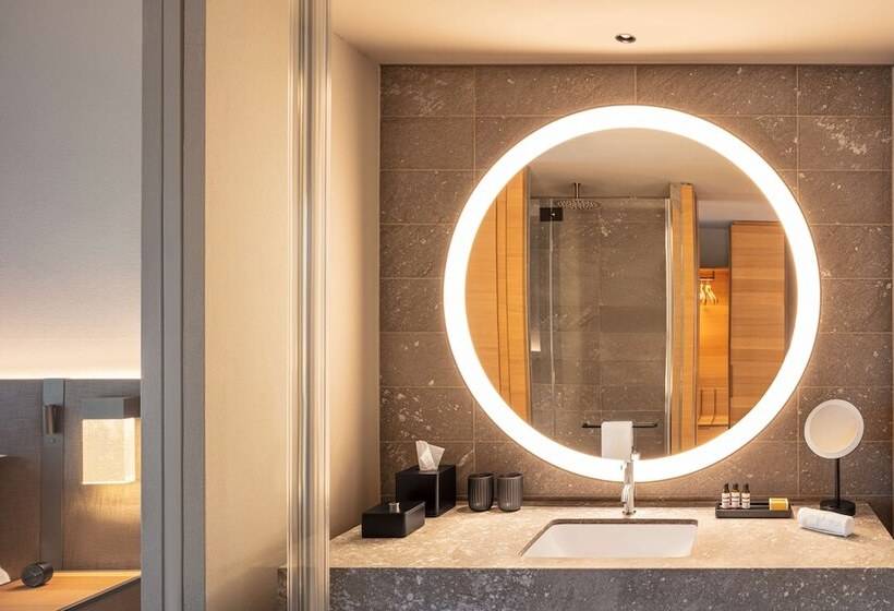 اتاق استاندارد با تخت دوبل و چشم‌انداز پارک, Hyatt Regency Zurich Airport Circle