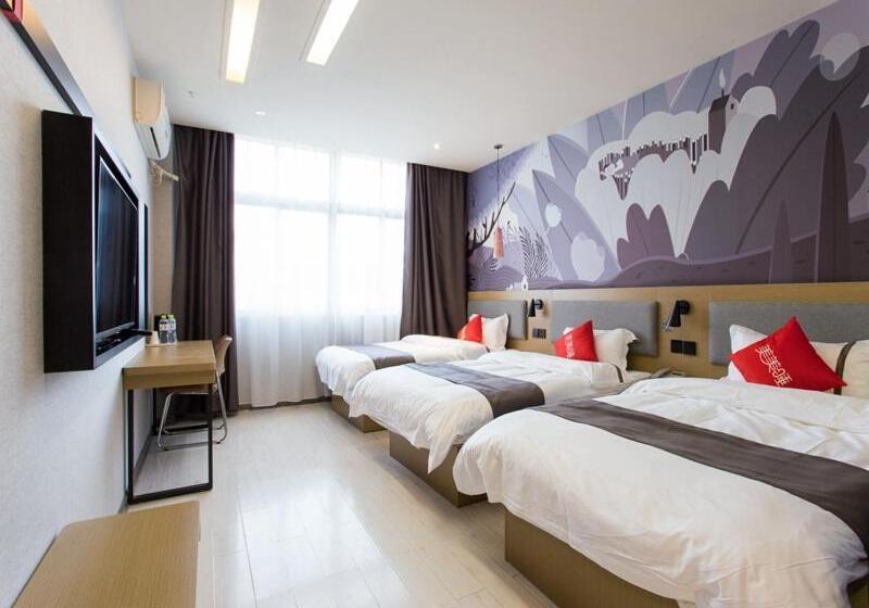 Номер Стандарт Трехместный, Thank Inn Chain Hotel Economic And Technological Development Zone Yihe Road