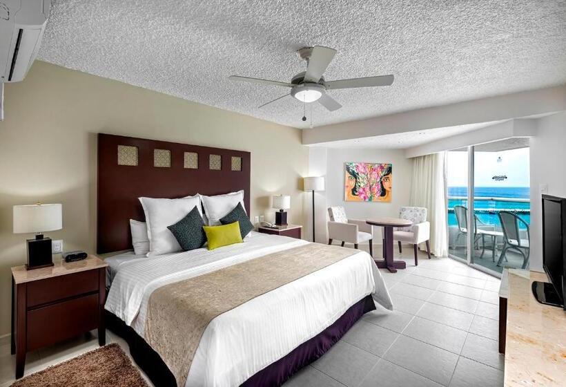 غرفة ديلوكس مطلّة علي البحر, El Cid La Ceiba Beach