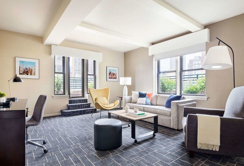 带1个卧室的带阳台的公寓, The Shelburne Sonesta New York